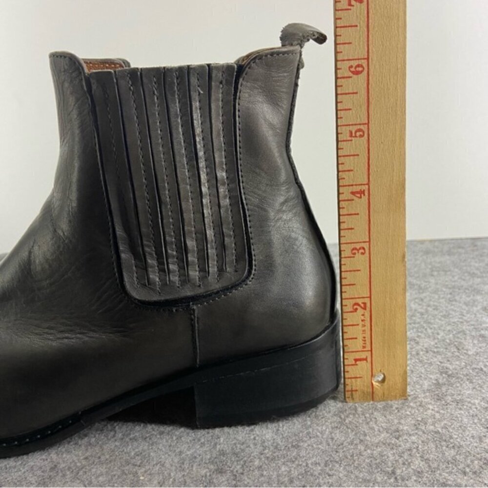 Ron White Gorgeous Dark Grey Leather Ankle Boots Women’s size 37 or US 6.5-7 - Picture 9 of 12